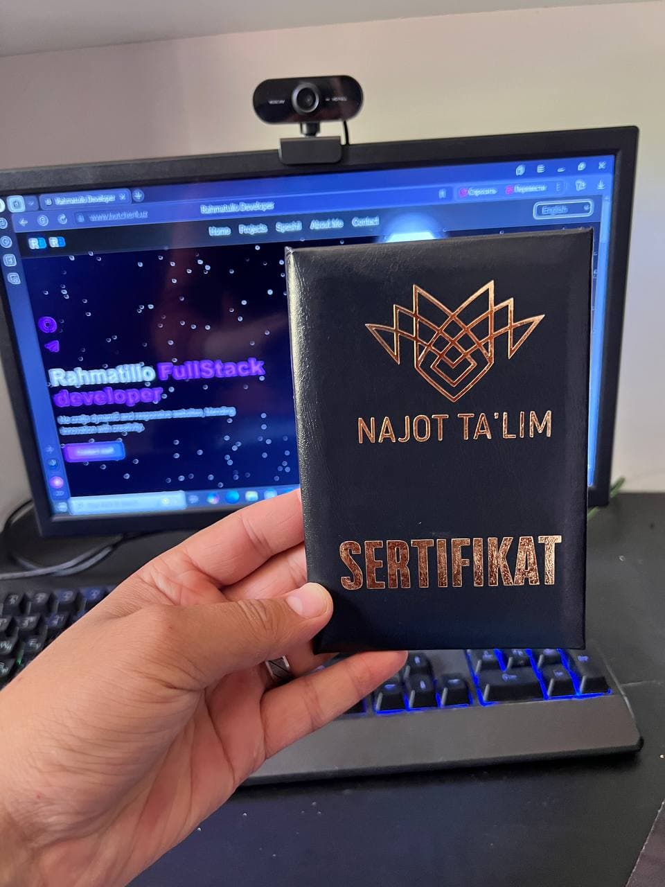 Najot Ta'lim Certificate 1